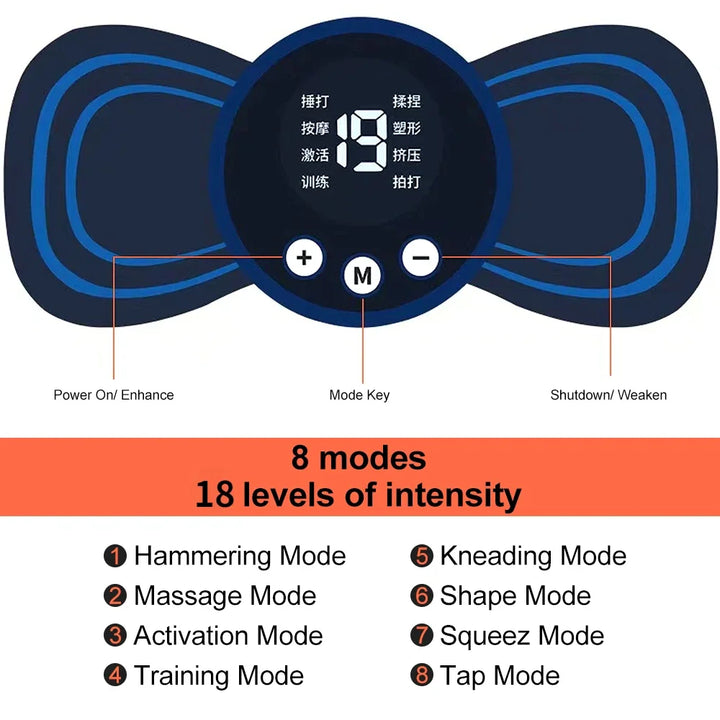 EMS Neck Massager Mini Cervical Back