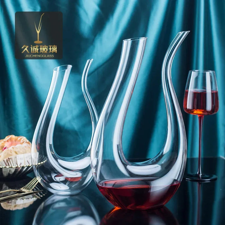 Crystal U-shaped Wine Decanter